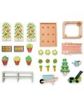 Set de joacă din lemn Tender Leaf Toys - Seră și grădină - 3t