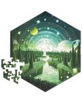 Puzzle din lemn Unidragon de 100 piese - Verde nesfârșit - 2t