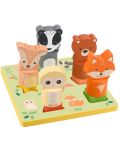 Puzzle 3D din lemn Orange Tree Toys - Animale din pădure - 2t