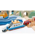 Set de tren din lemn Tender Leaf Toys - Trenul de munte incredibil - 5t