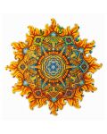 Puzzle din lemn Unidragon de 200 de piese  -Mandala Soarele Răsare (dimensiune M) - 2t