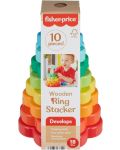 Jucarie de insirat din lemn Fisher Price - Inele - 2t