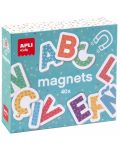 Litere magnetice din lemn Apli Kids, 40 de bucăți (engleză) - 1t