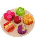 Puzzle din lemn Trefl - Fructe colorate, 21 de piese - 1t