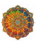 Puzzle din lemn Unidragon de 200 de piese  -Mandala Soarele Răsare (dimensiune M) - 4t
