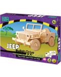 Colorino Puzzle 3D din lemn - Jeep - 1t