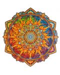 Puzzle din lemn Unidragon din 700 de piese - Mandala Soarelui Răsare (Dimensiume RS) - 4t