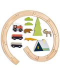 Set de trenuri din lemn Tender Leaf Toys - Aventuri în pădure - 2t