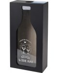 H&S Cutie de plută din lemn - Bar de vinuri, 13 x 5,8 x 24 cm, negru - 1t
