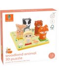 Puzzle 3D din lemn Orange Tree Toys - Animale din pădure - 1t