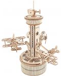  Puzzle 3D din lemn Robo Time de 255 de piese – Turnul de control al aerului - 1t