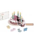 Set din lemn Tooky Toy - Tort de aniversare - 1t