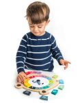 Jucărie din lemn Tender Leaf Toys - Ceas cu Ursuleț educativ - 2t