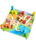 Labirint din lemn Acool Toy - Cu tobogane și animale - 1t