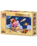 Puzzle din lemn Art Puzzle 50 de piese - Micul astronaut - 1t