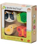 Tender Leaf Toys - Jucărie din lemn cu elemente texturate - 4t