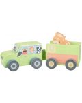 Set de joaca din lemn  Orange Tree Toys - Căruță de fermă cu cal - 2t