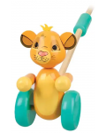 Jucărie de împins din lemn Orange Tree Toys - Simba, în cutie - 1t