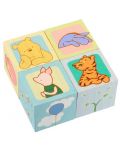 Cuburi din lemn Orange Tree Toys - Winnie the Pooh - 3t
