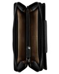 Portofel din piele pentru femei Bugatti Elsa - XL, protecție RFID, negru - 4t