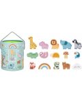 Joc din lemn cu animale Tooky Toy - 2t