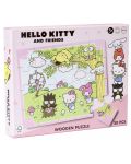 Puzzle din lemn  Micki - Hello Kitty, 20 piese - 5t