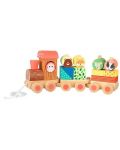 Tren din lemn Orange Tree Toys - Woodland Animals - 1t