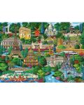 Puzzle din lemn Trefl de 1000 piese - Obiective turistice franceze - 2t