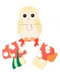 Puzzle din lemn Orange Tree Toys - Bufnițe de pădure - 2t