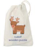 Puzzle din lemn Orange Tree Toys - Rudolph - 3t
