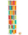 Set de jucării din lemn Pino Toys - Turn de sortare și echilibrare - 1t