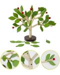Smart Baby Puzzle 3D din lemn - Copac cu frunze de primăvară - 2t