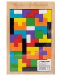 Tetris din lemn B-MAX, culori vii, dimensiune A4 - 1t