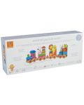 Orange Tree Toys - Puzzle și sortator de trenulețe, animale - 4t
