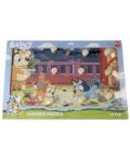 Puzzle din lemn  cu mânere Micki - Bluey, 12 piese - 2t