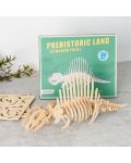 Puzzle 3D din lemn Rex London - Pamantul preistoric, Dimetrodon - 4t