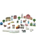 Set din lemn Melissa and Doug - Creaza-ti propria ferma - 2t