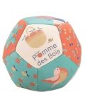 Jucărie moale pentru copii Moulin Roty Pomme Des Bois - Minge moale, 10 cm - 1t
