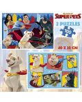 Puzzle pentru copii Educa 2 x 100 de piese - DC Super Heroes - 2t