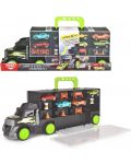 Jucarie pentru copii Dickie Toys - Camion pentru transport, cu 4 masini - 6t