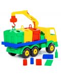 Jucărie pentru copii Polesie Toys - Camion de gunoi cu accesorii - 3t