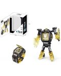 Jucărie pentru copii Raya Toys - Robot ceas transformator, galben - 2t
