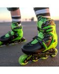 Role pentru copii 2 în 1 Yvolution - Neon Combo Skates, marimea 30-33, verde - 4t