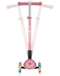 Trotinetă pliabilă pentru copii Globber - Primo Foldable Plus Lights, roz - 5t