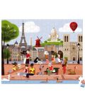 Puzzle Janod 200 de piese pentru copii - Paris - 2t