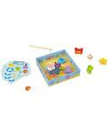 Joc de lemn pentru copii Tooky Toy - Pescuit - 3t