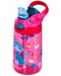 Sticlă de apa pentru copii Contigo Gizmo Flip - Pisică, 420 ml - 4t