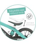 Bicicletă de echilibru pentru copii Chillafish - BMXie Vroom, albastru deschis - 4t