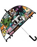 Umbrela pentru copii Kids Euroswan - Minecraft World, 45 cm - 1t