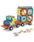 Constructor magnetic pentru copii Sonne - Cars, 41 părți - 2t